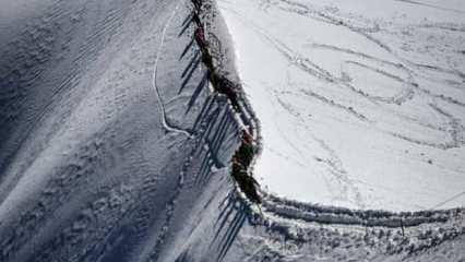 Avrupa’nın zirvesi Mont Blanc küçüldü: 20 yılda 2 metre alçaldı
