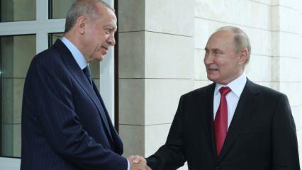 Cumhurbaşkanı Erdoğan-Putin görüşmesinde dikkat çeken anlar