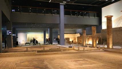 Dünyanın en büyük mozaik müzelerinden Zeugma'ya ziyaretçi akını