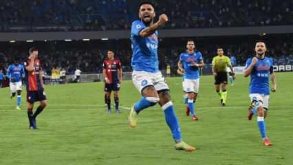 Napoli, Cagliari'yi yenerek 6'da 6 yaptı!