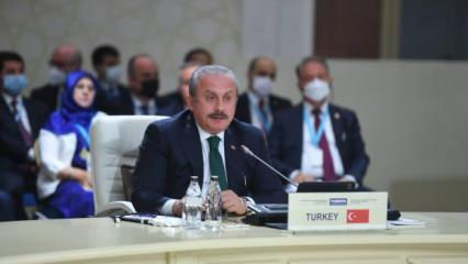 TBMM Başkanı Mustafa Şentop, TÜRKPA Genel Kurulu'nda Türk Cumhuriyetlerine seslendi