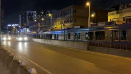 Tramvay elektrik kablolarında arıza; Şehitlik Durağı kapatıldı