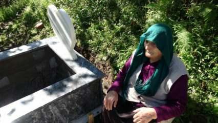83 yaşında fındık topladı, parasıyla kendine mezar yaptırdı
