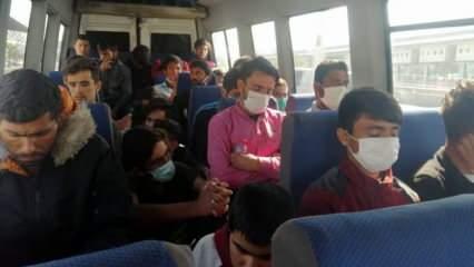 Afganistan uyruklu 10'u çocuk 29 kaçak göçmen yakalandı