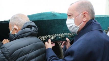 Cumhurbaşkanı Erdoğan Ahmet Gür'ün cenaze namazına katıldı