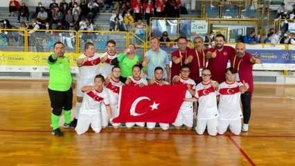 Özel Sporcular Down Futsal Milli Takımı, Avrupa şampiyonu!