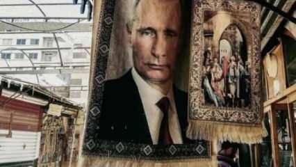 Putin desenli kilim olay oldu!