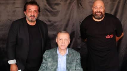 MasterChef'in ünlü şefleri Başkan Erdoğan'la buluştu