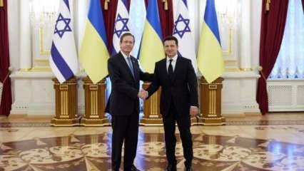 Ukrayna Devlet Başkanı Zelenskiy, İsrail Cumhurbaşkanı Herzog'la görüştü