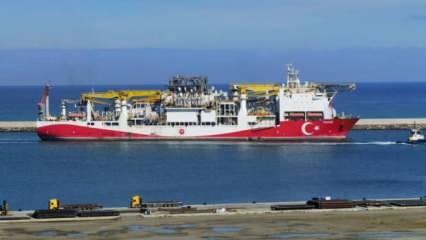Yavuz sondaj gemisi Filyos Limanına ulaştı