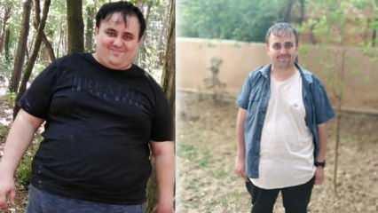 38 yaşındaki 2 çocuk babası 57 kilo verdi, 10 yaş gençleşti!