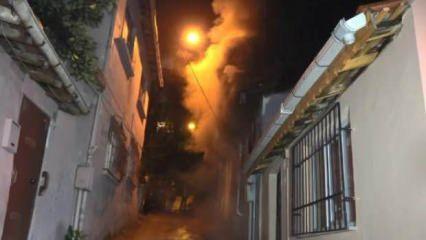Bursa'da 2 katlı müstakil evde yangın