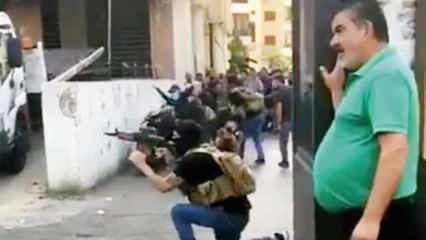 Çatışmaları böyle izledi: 'Beyrutlu amca' sosyal medyayı salladı