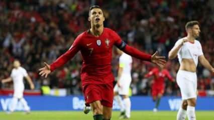 Portekiz coştu! Ronaldo hat-trick yaptı