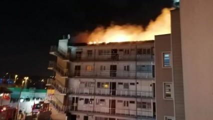 Kumburgaz'da yazlık sitede yangın