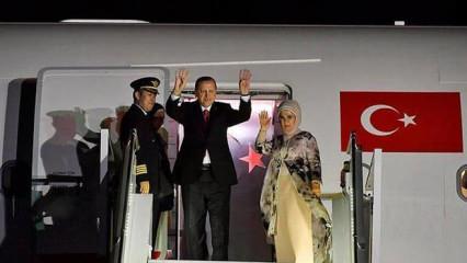 Afrika ziyaretlerini tamamlayan Cumhurbaşkanı Erdoğan yurda döndü