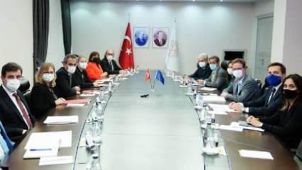Bakan Özer, AB Türkiye Delegasyonu Başkanı Landrut'u kabul etti