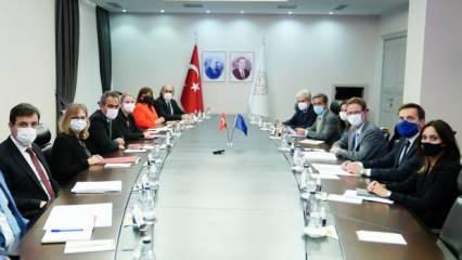 Bakan Özer, AB Türkiye Delegasyonu Başkanı Meyer-Landrut'u kabul etti