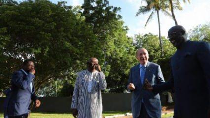 Başkan Erdoğan, Togo'da 3 ülke lideriyle buluştu 