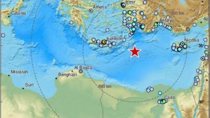 Doğu Akdeniz'de şiddetli deprem! Türkiye'de de hissedildi