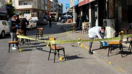 Sarıyer'de işyeri önünde silahlı kavga! 2 kişi yaralandı
