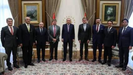 Erdoğan, Farasis Enerji CEO'su Kepler'i kabul etti