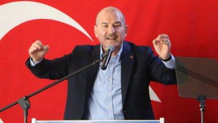 Bakan Soylu: Kim Türkiye'ye 'sınırların dışına çıkma' diyorsa hain oğlu haindir!