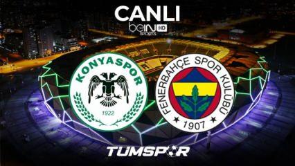 Konyaspor Fenerbahçe maçı BeIN Sports canlı izle! Konya FB maçını şifresiz veren kanallar
