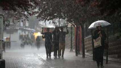 Meteoroloji gün verip uyardı! İstanbul, Ankara ve İzmir'e yağış uyarısı