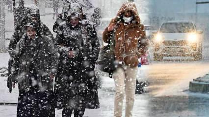 Meteoroloji'den uyarı: Kar geliyor, sıcaklıklar 12 derece düşecek