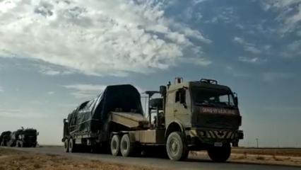 PKK'ya yönelik operasyon için zırhlı konvoylar Tel Abyad'a ilerliyor