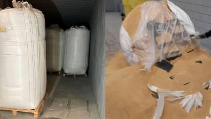 İçinde soya fasulyesi olan konteynerden 4 tondan fazla kokain çıktı