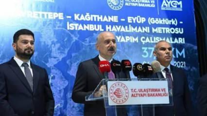 İstanbul Havalimanı-Gayrettepe Metro Hattı test sürüşü yarın
