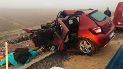 Tokat'ta feci kaza: Okul servisi ile 2 araç çarpıştı
