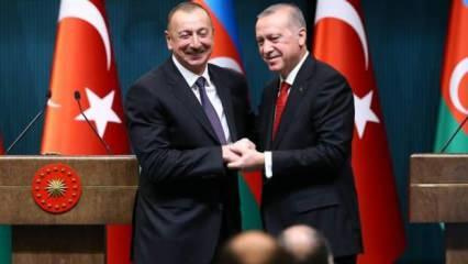 Cumhurbaşkanı Erdoğan'dan Azerbaycan'a tebrik