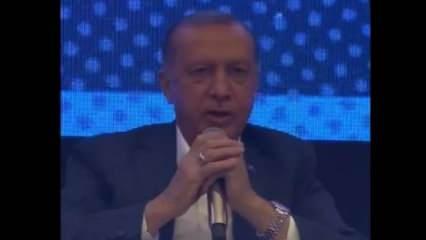 Cumhurbaşkanı Erdoğan'dan Çanakkale türküsü