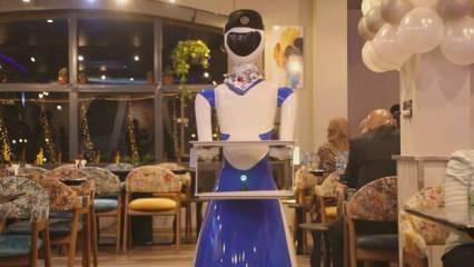 Irak’ta robot garsonların hizmet verdiği ilk restoran açıldı