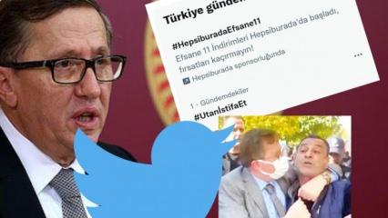 Küfre Twitter'da kalkan oldular! İYİ Parti'nin botları Lütfü Türkkan için devrede