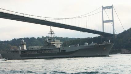 ABD'nin amiral gemisi Karadeniz'den ayrıldı