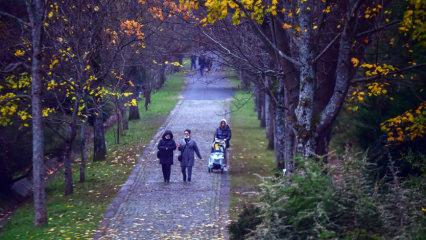 Atatürk Arboretumu’na sonbahar çok yakıştı