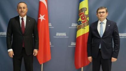 Bakan Çavuşoğlu, Moldova Parlamentosu Başkanı Grosu ile görüştü