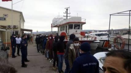 Balıkçı teknesinde 193 kaçak göçmen yakalandı