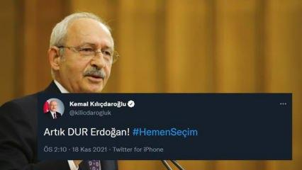 Kemal Kılıçdaroğlu faiz kararı sonrası Başkan Erdoğan'ı hedef aldı