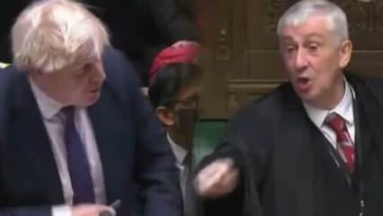 Meclis Başkanı'ndan Boris Johnson'a: Yerinize oturun, burada yetkili benim