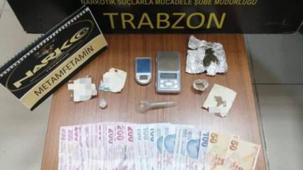 Trabzon’da uyuşturucu operasyonu: 2 gözaltı