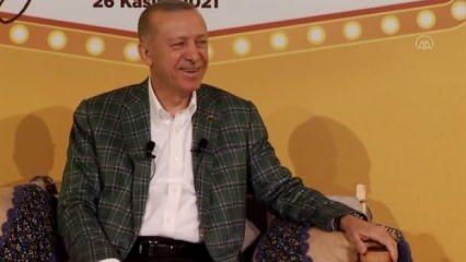 Başkan Erdoğan'dan anlamlı buluşma! Programa Metin Şentürk damga vurdu