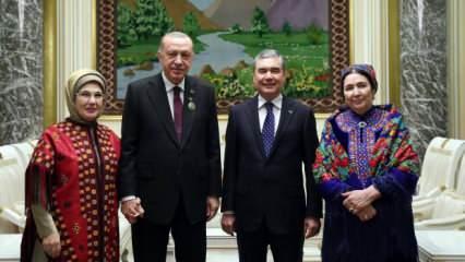 Emine Erdoğan'dan Türkmenistan'a teşekkür