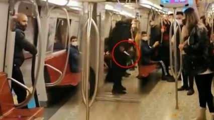 Metroda kadına bıçak sallayan saldırgan: Ben de şikayetçiyim