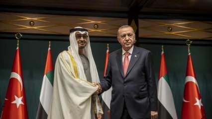Son dakika: Cumhurbaşkanı Erdoğan ve BAE Prensi Zayed imzayı attı!
