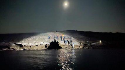 İzmir açıklarında 50 düzensiz göçmen kurtarıldı